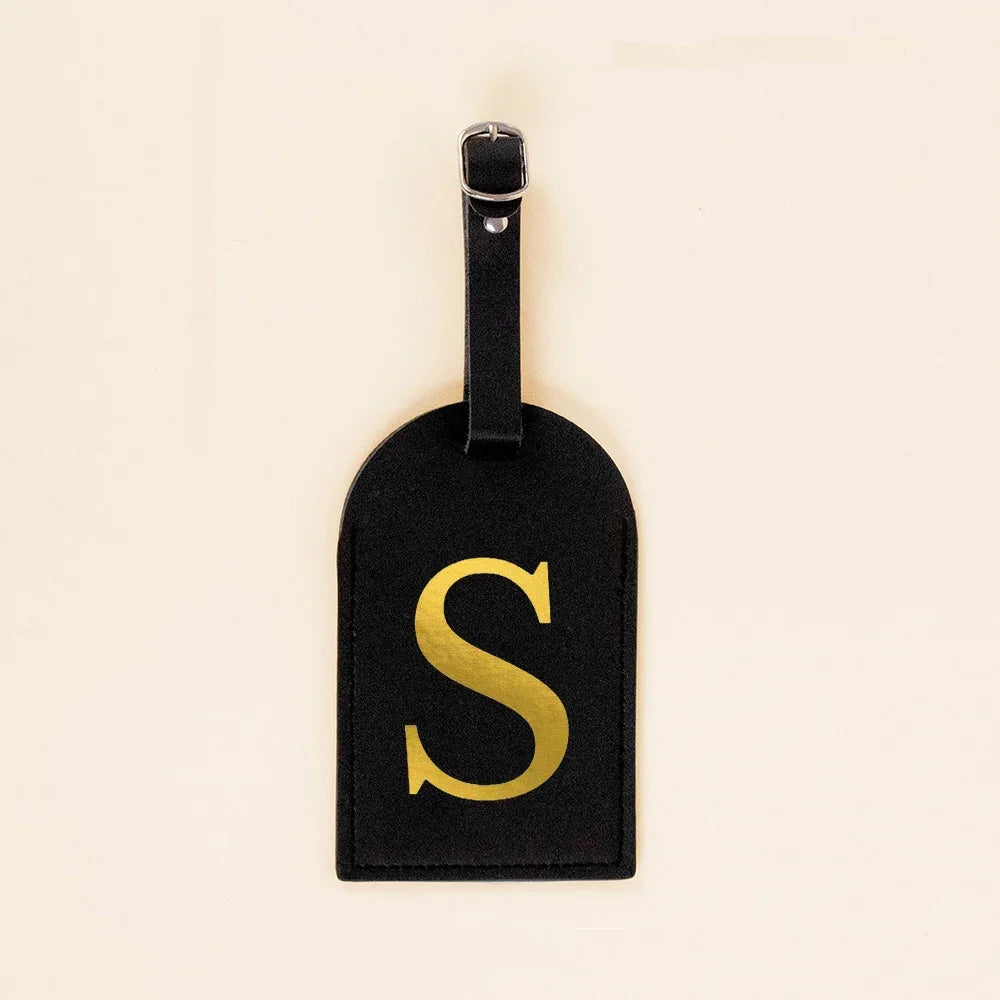 Personalized Initial Luggage Tag – Stylish Travel Accessory
