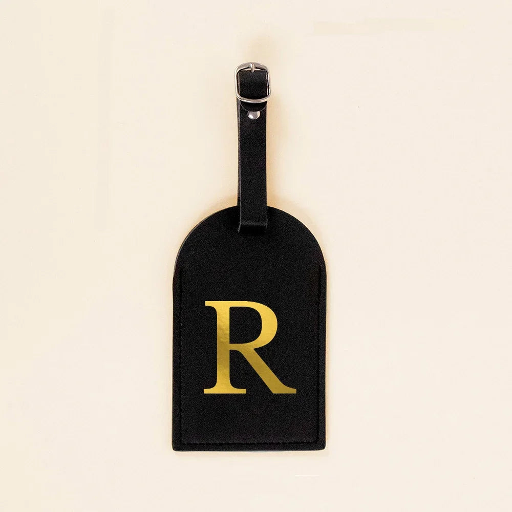 Personalized Initial Luggage Tag – Stylish Travel Accessory