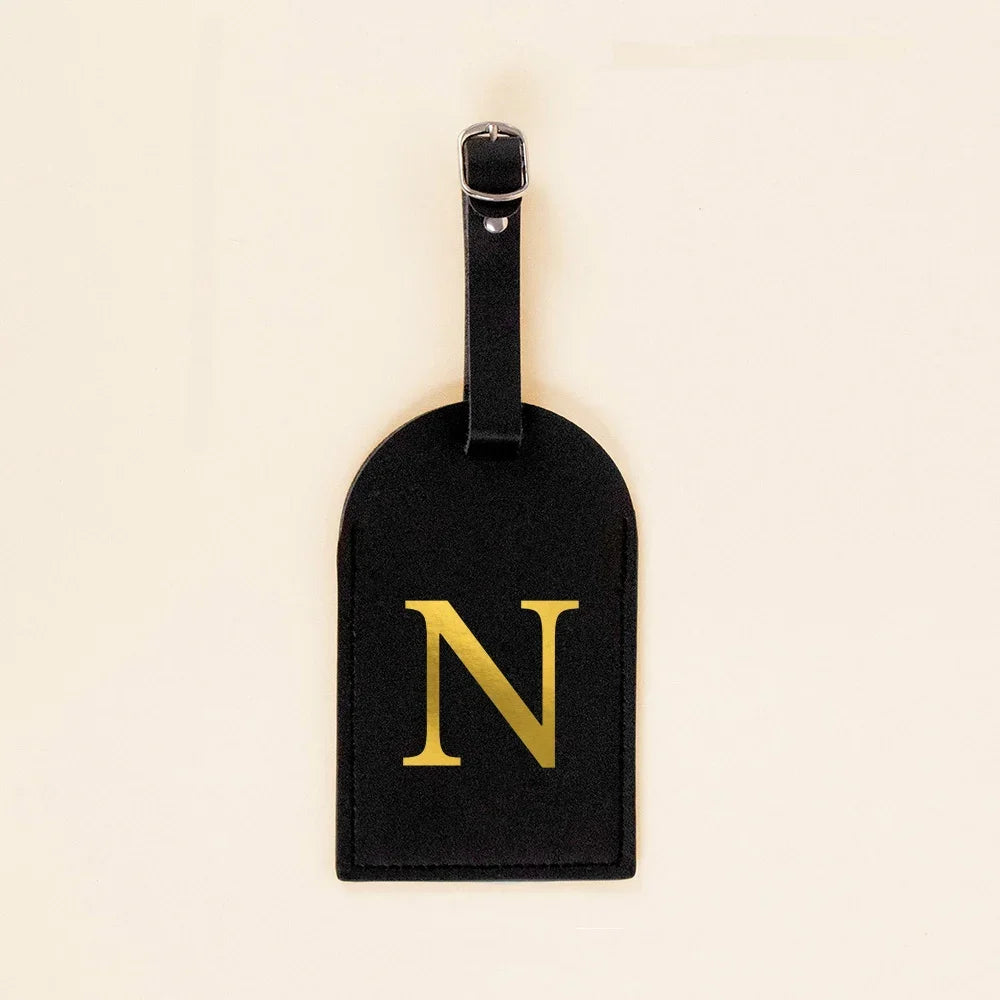 Personalized Initial Luggage Tag – Stylish Travel Accessory