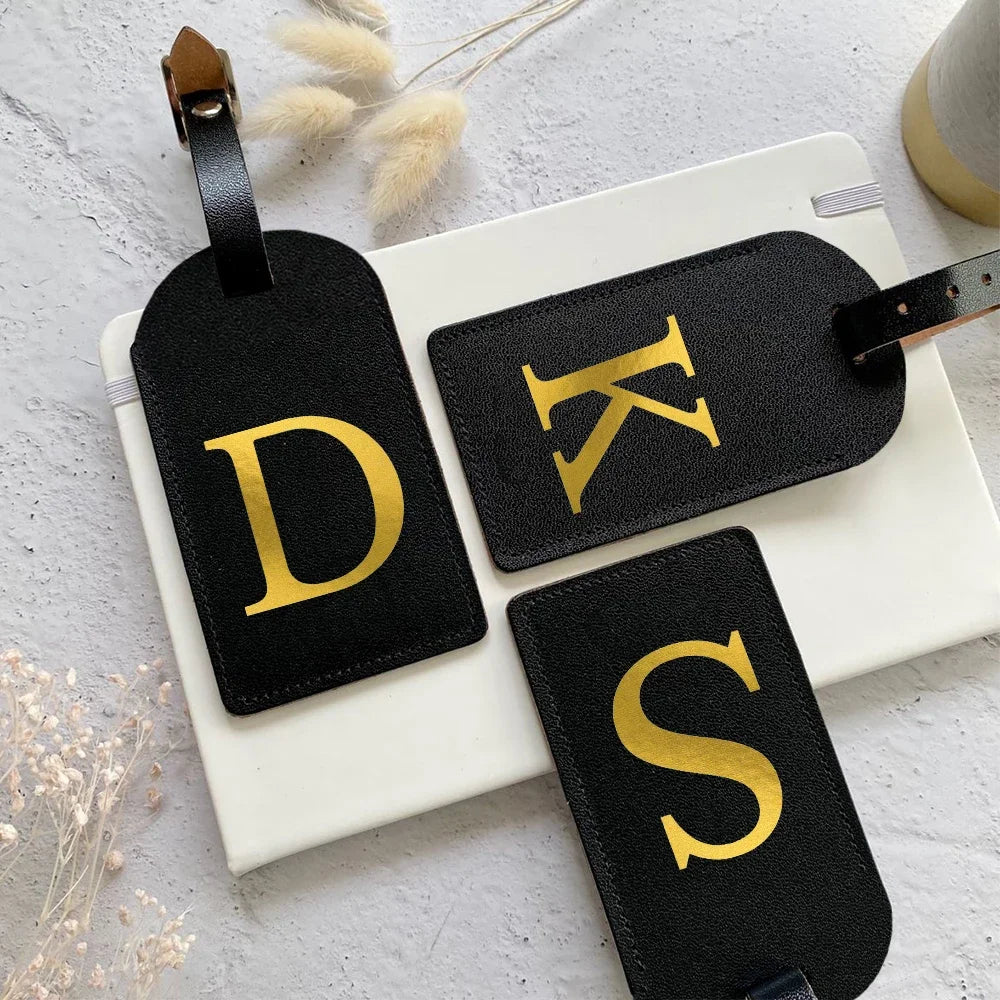 Personalized Initial Luggage Tag – Stylish Travel Accessory