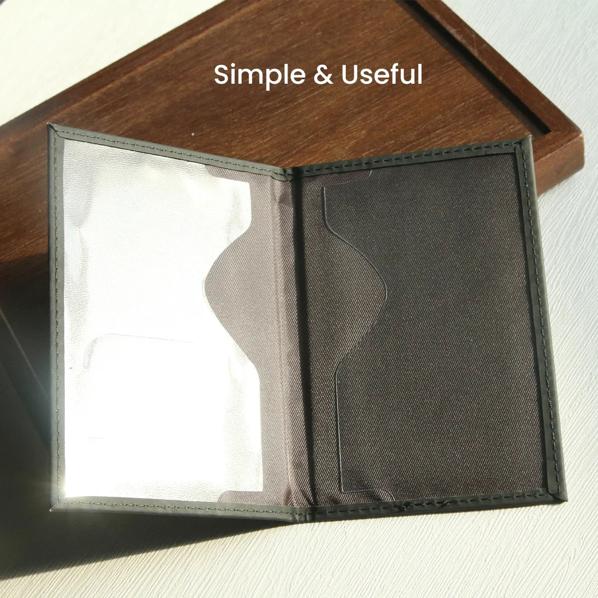 Passport Holder – Slim Travel Cover with World Map Design