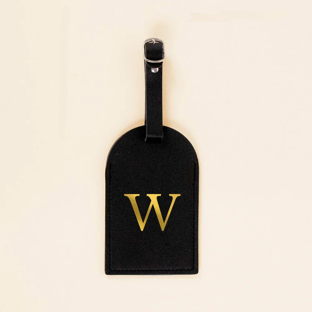 Personalized Initial Luggage Tag – Stylish Travel Accessory
