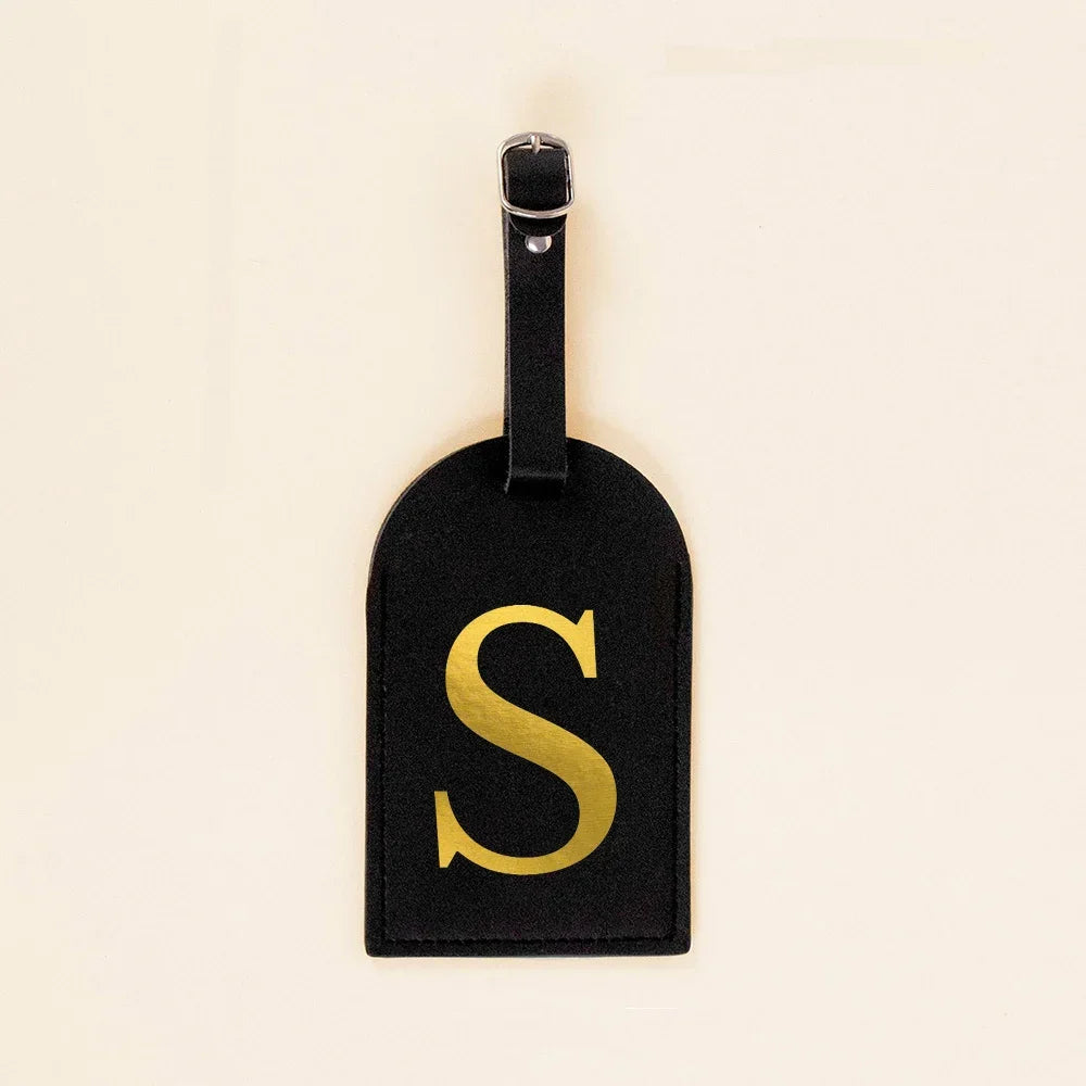 Personalized Initial Luggage Tag – Stylish Travel Accessory