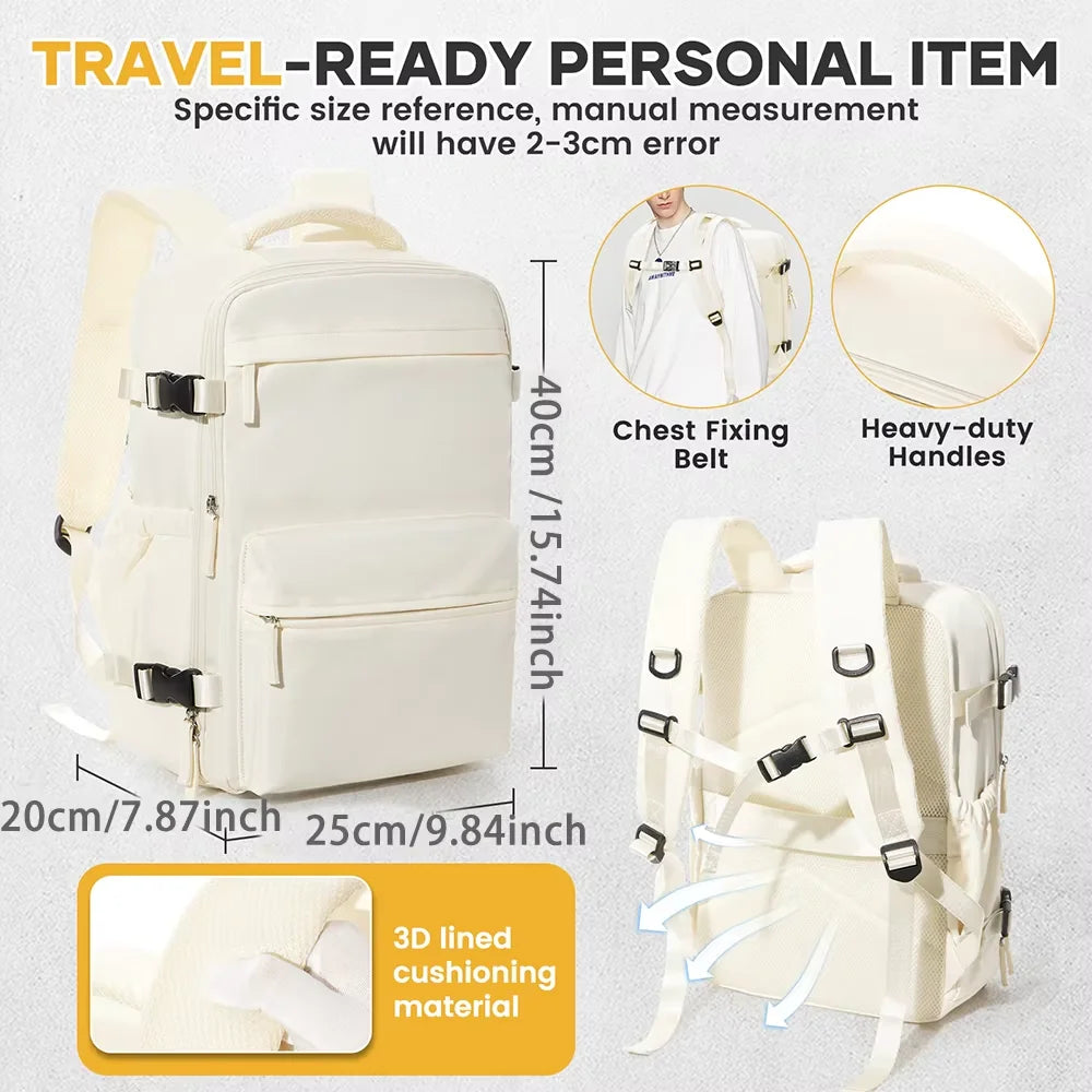 Vacuum Compression Travel Backpack – Pack More, Travel Smarter!