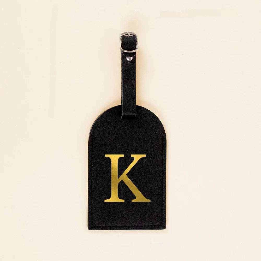 Personalized Initial Luggage Tag – Stylish Travel Accessory