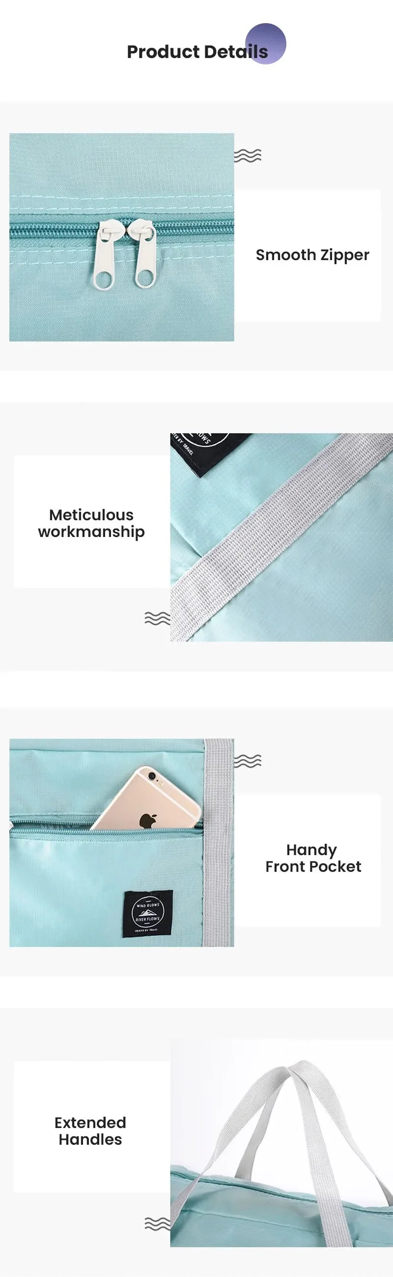 AirFold Travel Bag – Lightweight & Expandable 15L