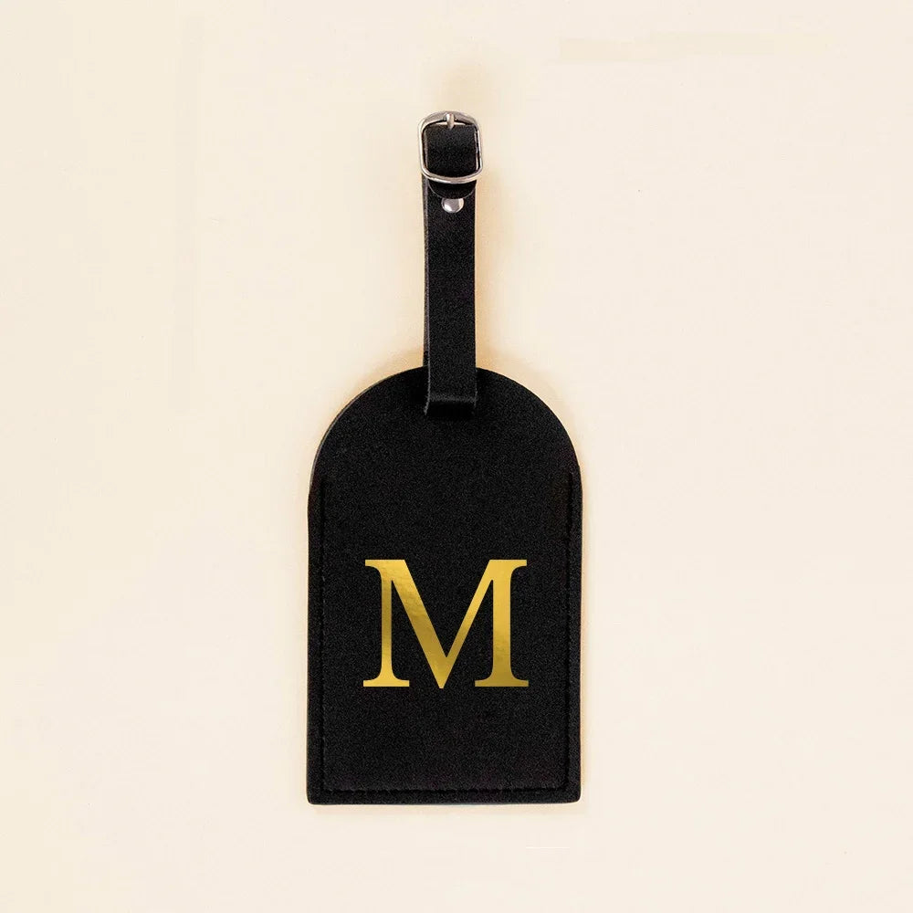 Personalized Initial Luggage Tag – Stylish Travel Accessory