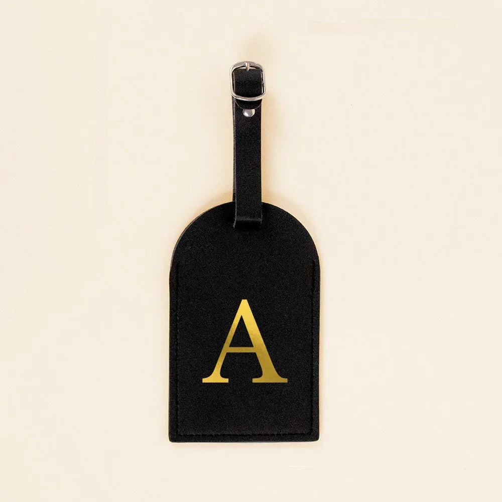 Personalized Initial Luggage Tag – Stylish Travel Accessory