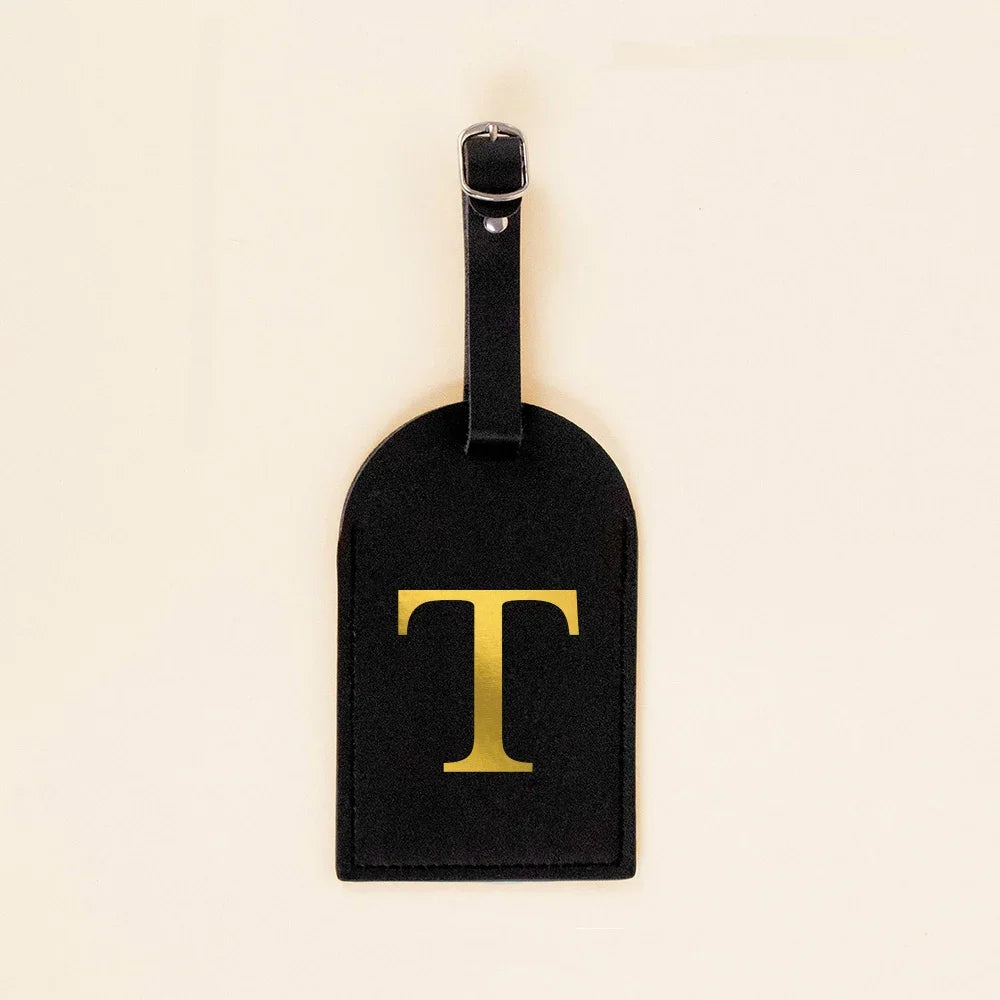 Personalized Initial Luggage Tag – Stylish Travel Accessory