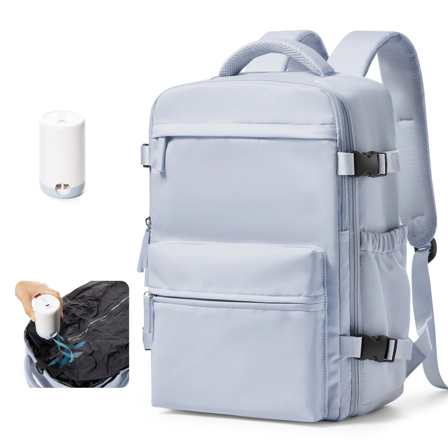 Vacuum Compression Travel Backpack – Pack More, Travel Smarter!