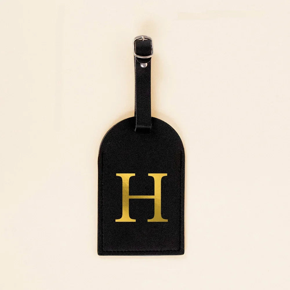 Personalized Initial Luggage Tag – Stylish Travel Accessory