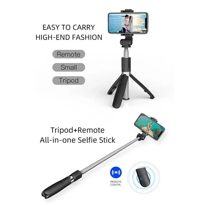 3-in-1 Wireless Selfie Stick Tripod – Your Perfect Travel Companion!