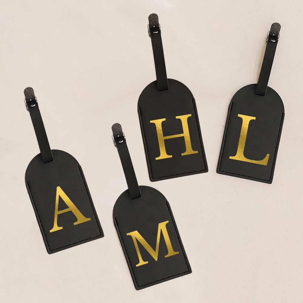 Personalized Initial Luggage Tag – Stylish Travel Accessory