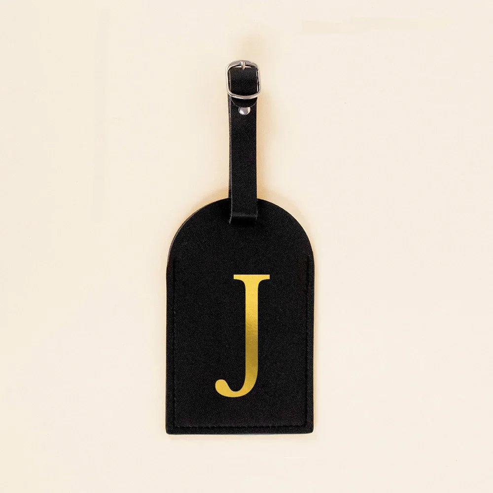 Personalized Initial Luggage Tag – Stylish Travel Accessory