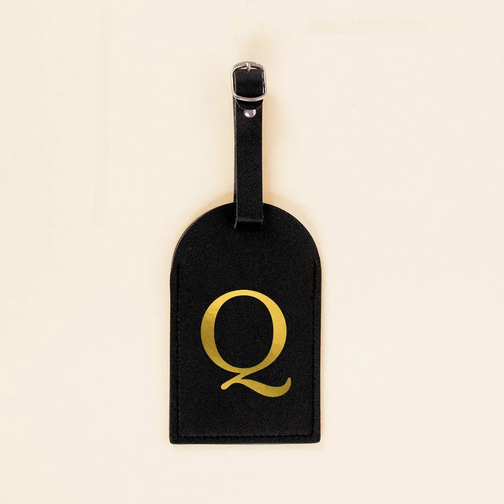 Personalized Initial Luggage Tag – Stylish Travel Accessory