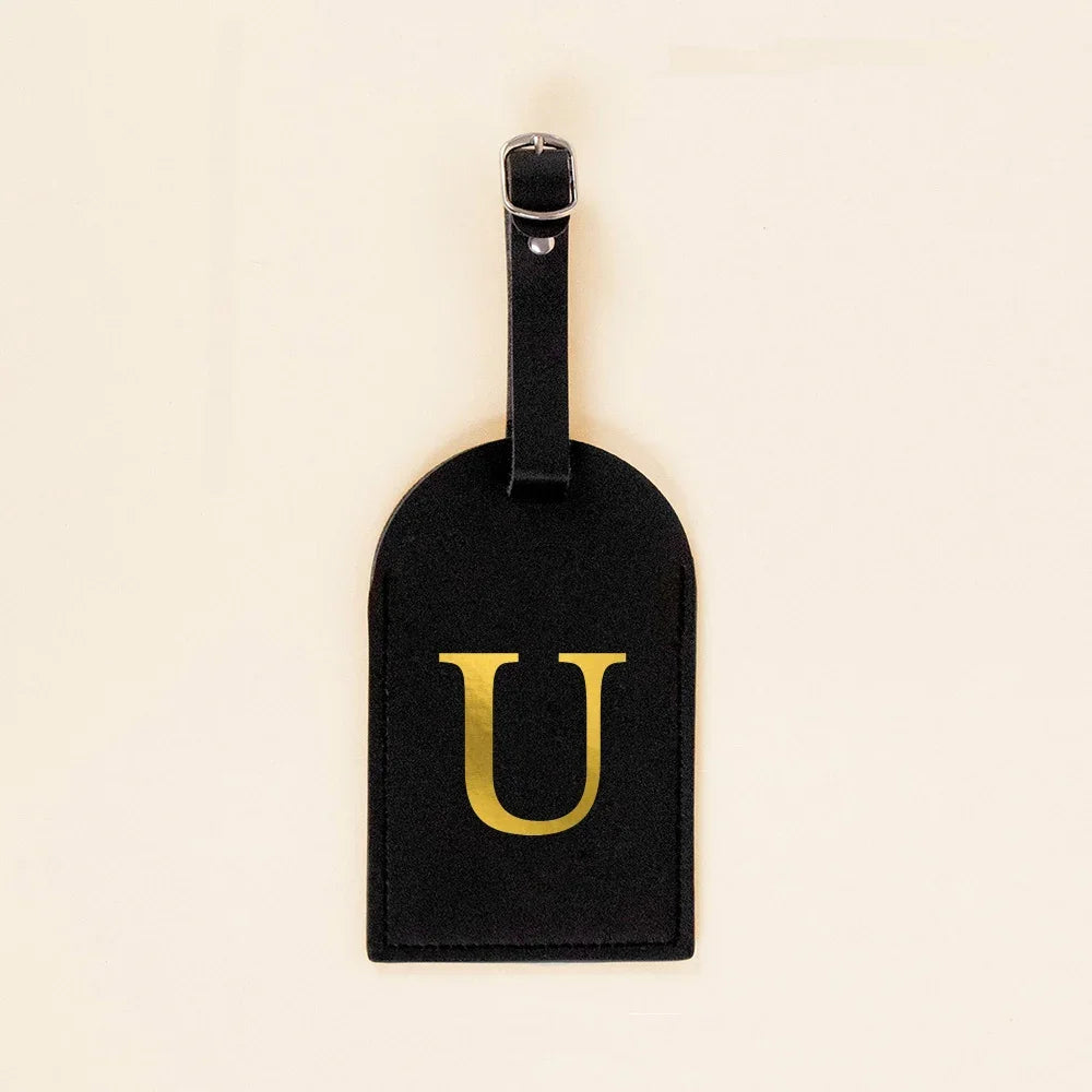 Personalized Initial Luggage Tag – Stylish Travel Accessory