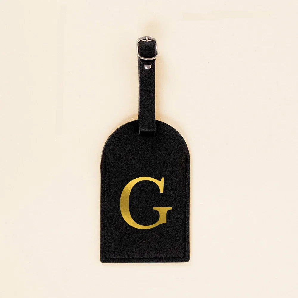 Personalized Initial Luggage Tag – Stylish Travel Accessory