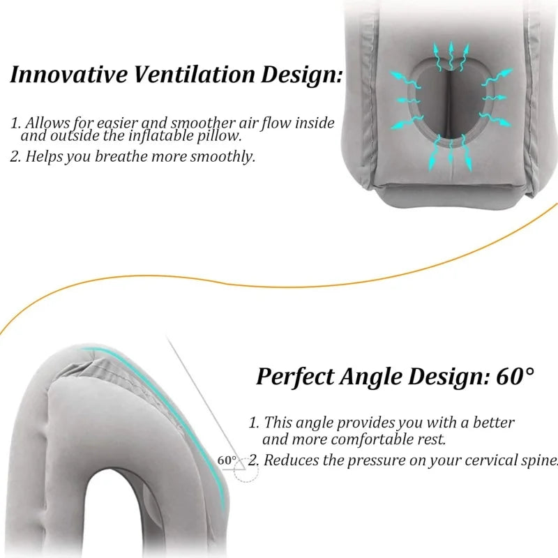 AirNest™ Inflatable Travel Pillow