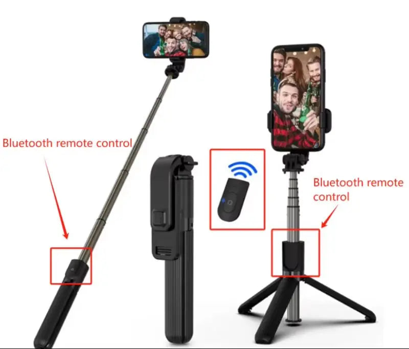 3-in-1 Wireless Selfie Stick Tripod – Your Perfect Travel Companion!