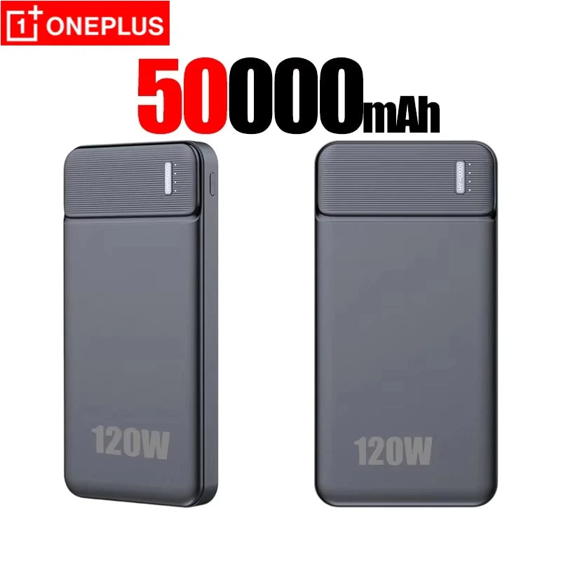 50000mAh Power Bank – 120W Super Fast Charging Portable Battery