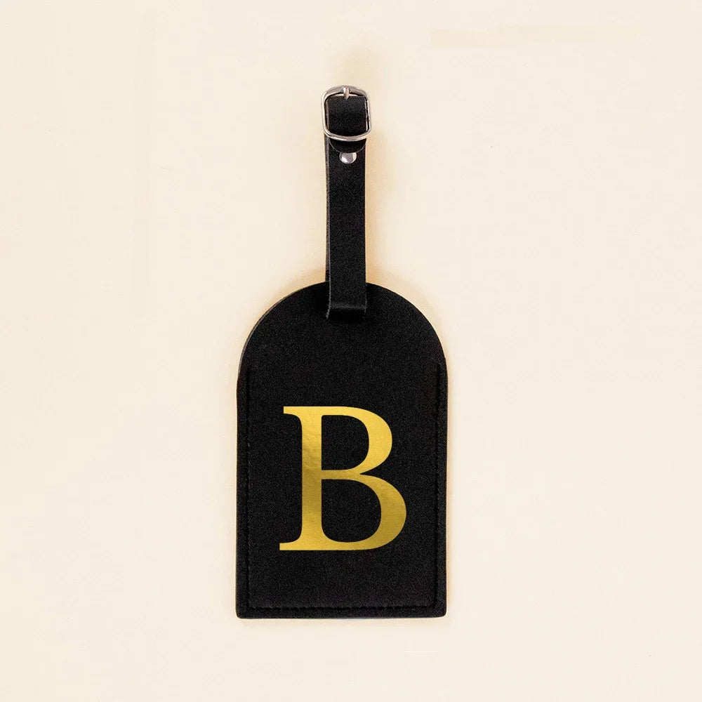 Personalized Initial Luggage Tag – Stylish Travel Accessory