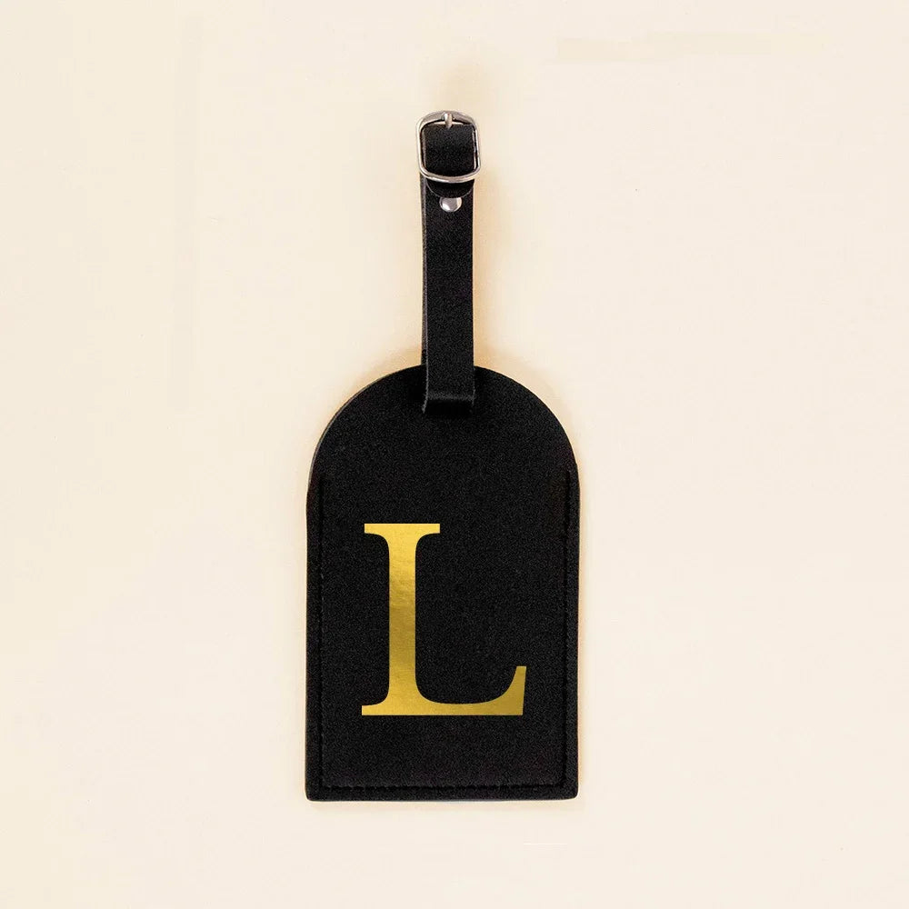 Personalized Initial Luggage Tag – Stylish Travel Accessory