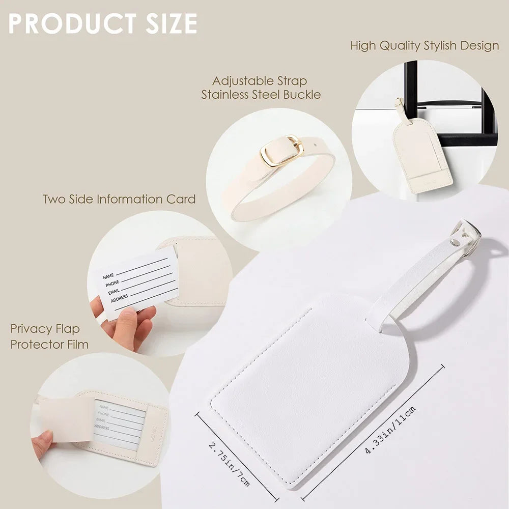 Personalized Initial Luggage Tag – Stylish Travel Accessory