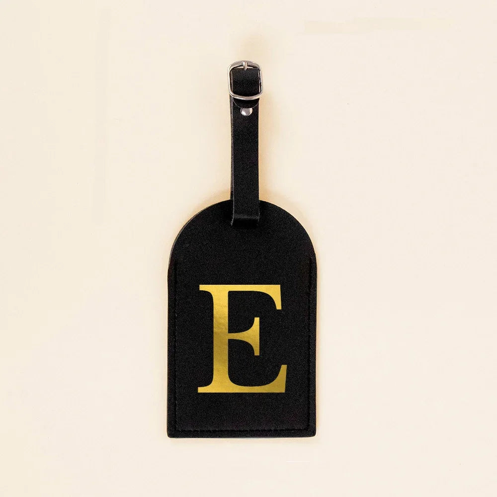 Personalized Initial Luggage Tag – Stylish Travel Accessory
